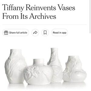 Tiffany & Co. Louis Comfort Company Vintage Floral Vase - Large